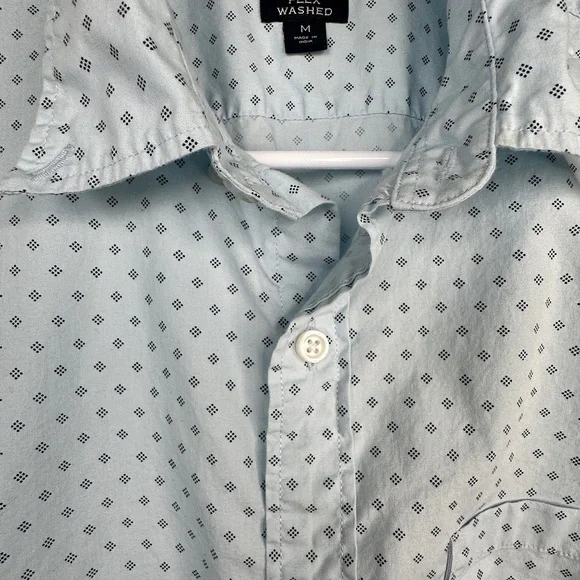 J. Crew Men’s Classic Fit Short Sleeve Shirt Light Blue Size M - Picture 10 of 10